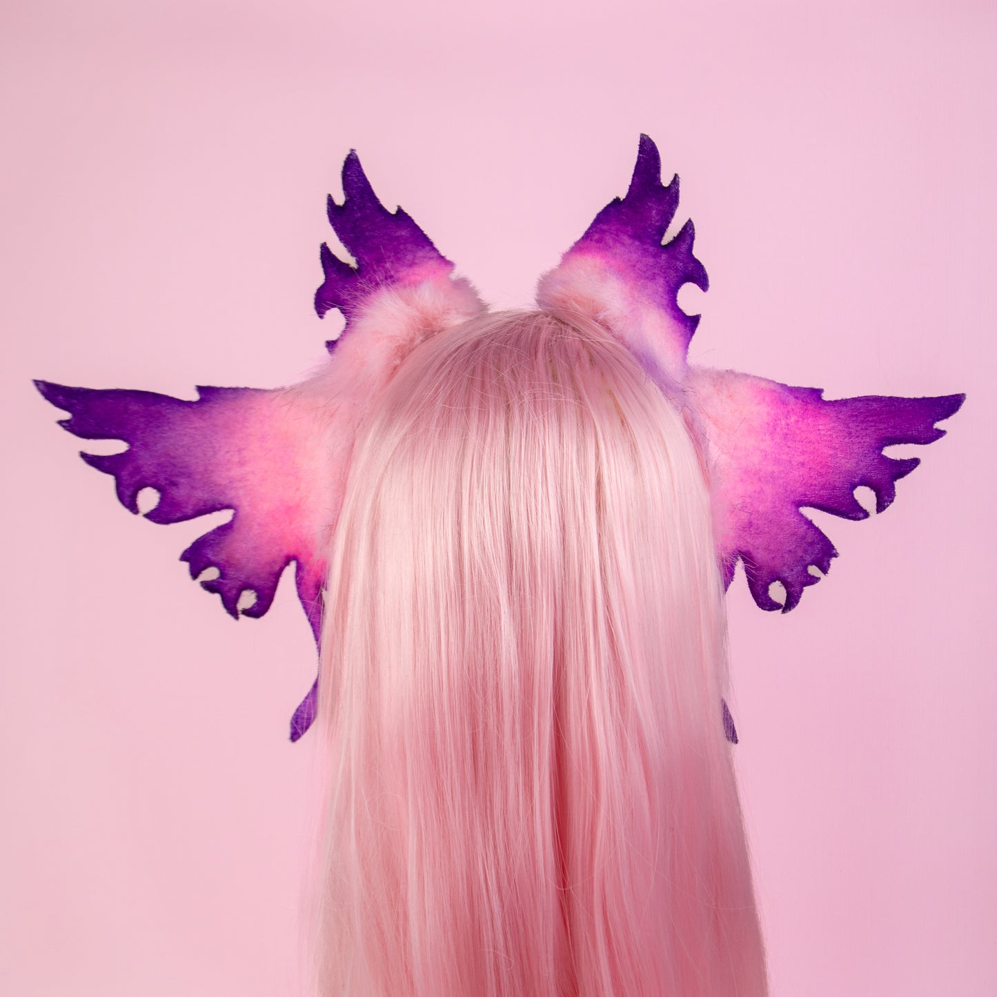 Pink and Purple Butterfly Ears