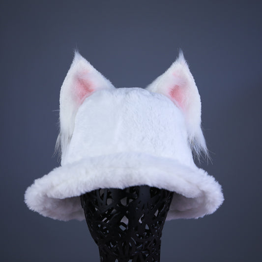 White Kitten Hat