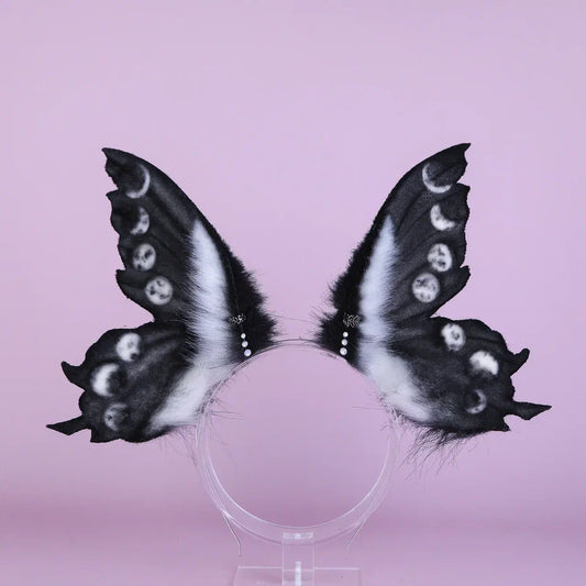 Black Lunar Butterfly Ears