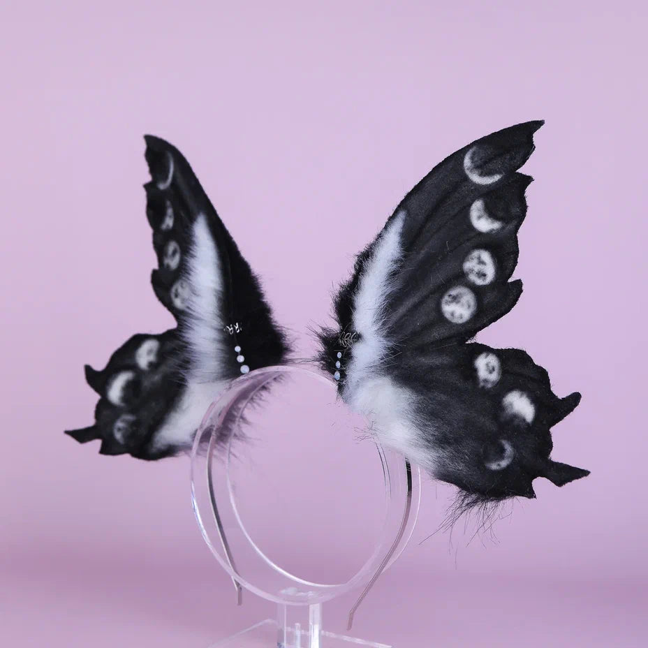 Black Lunar Butterfly Ears