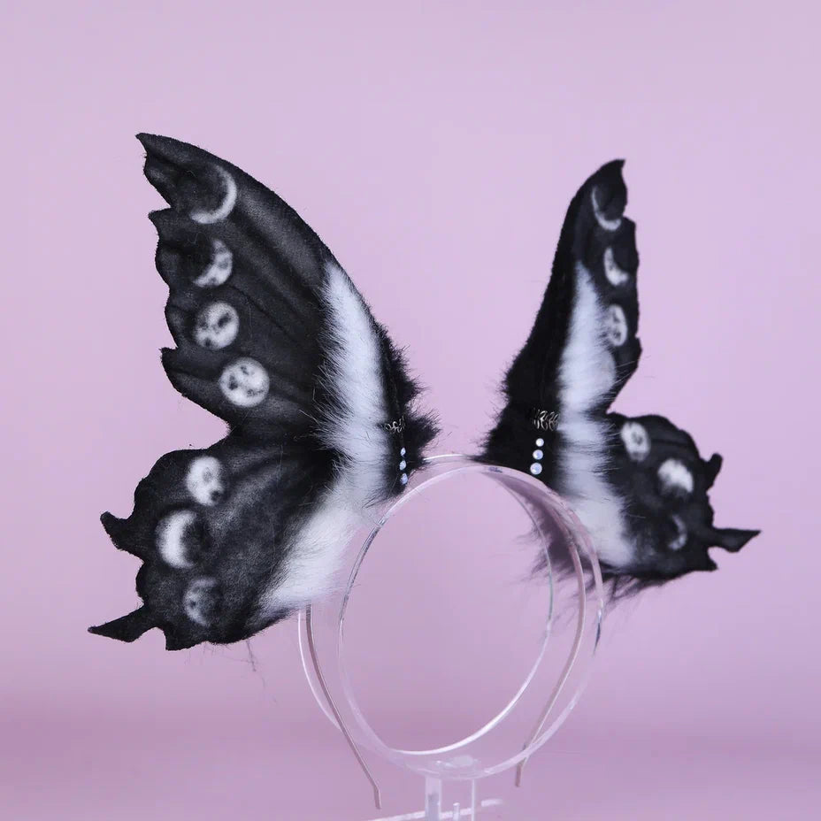 Black Lunar Butterfly Ears