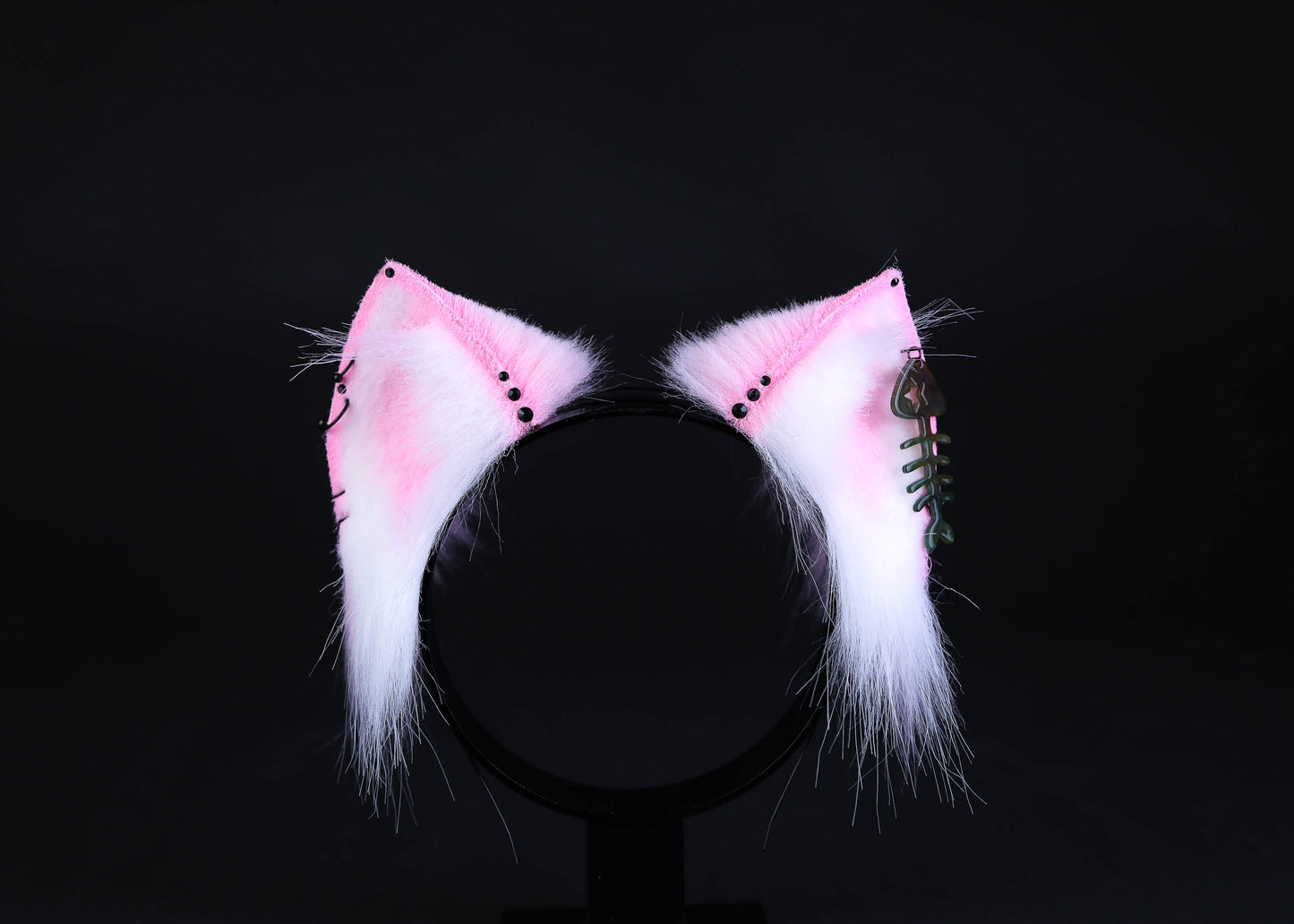 Pink Fish Kitty Ears