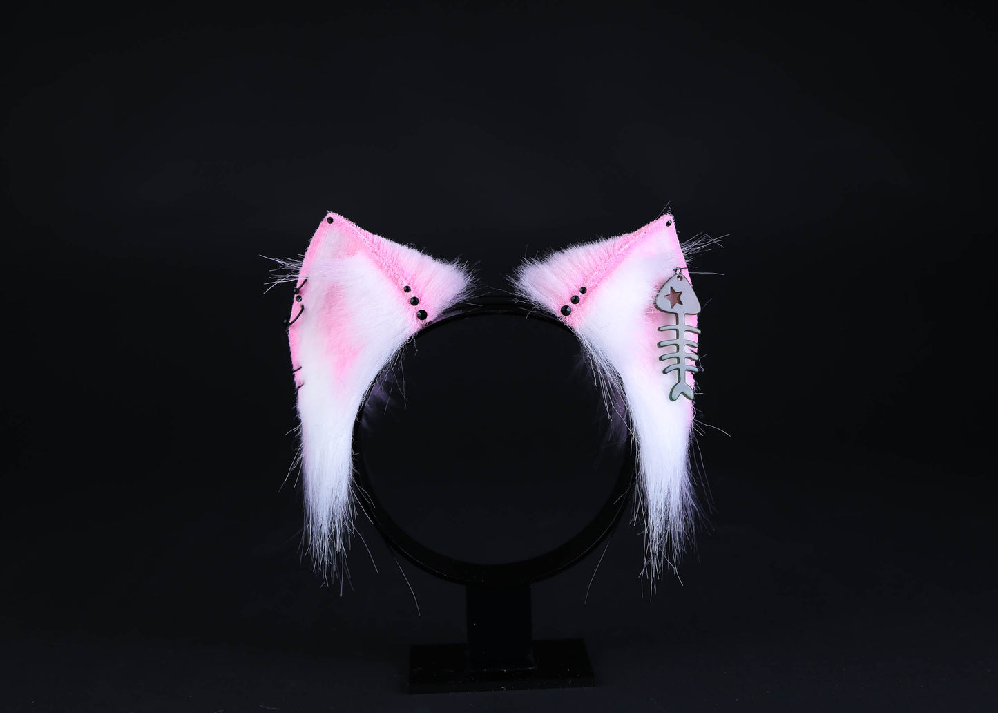 Pink Fish Kitty Ears