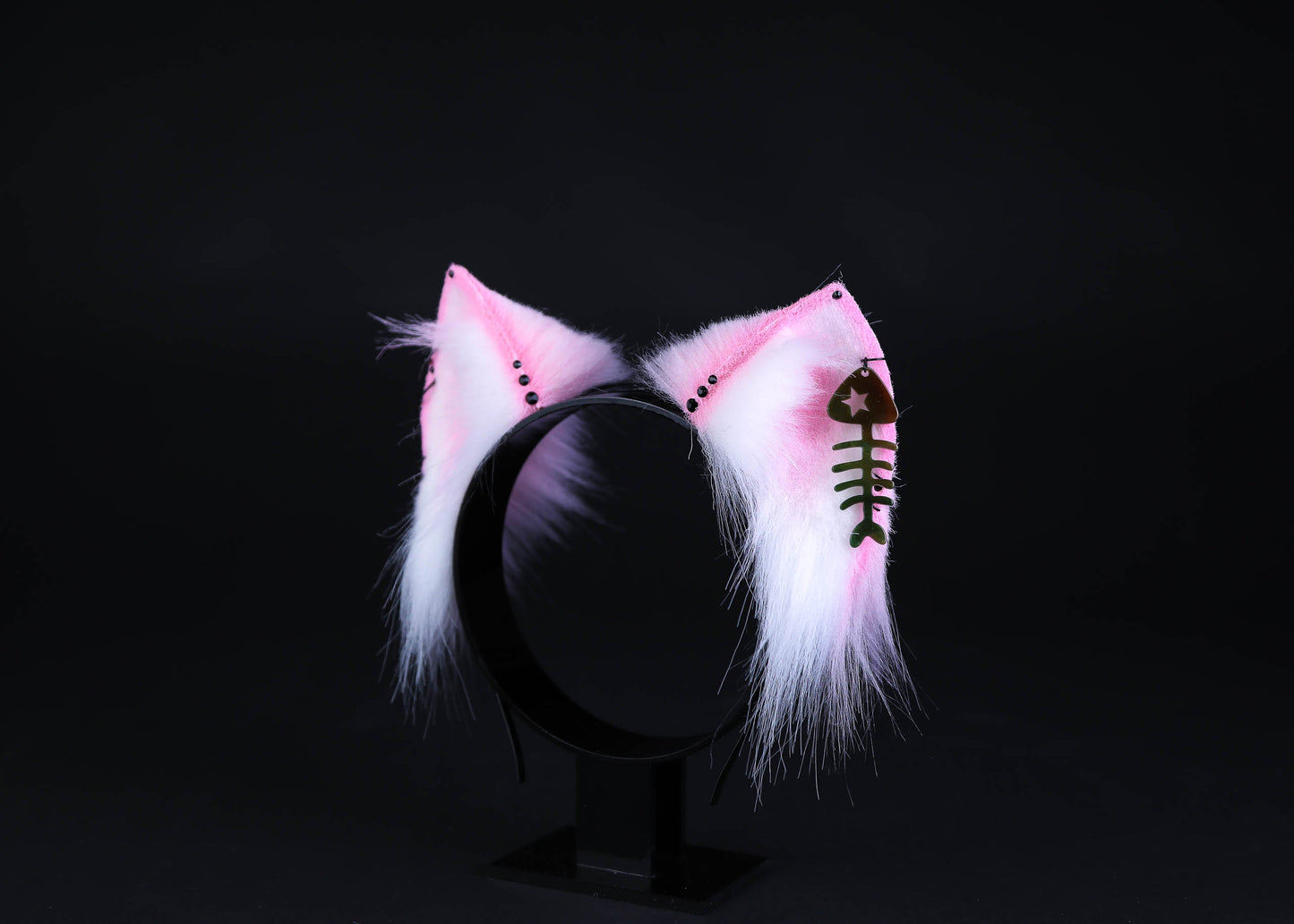 Pink Fish Kitty Ears