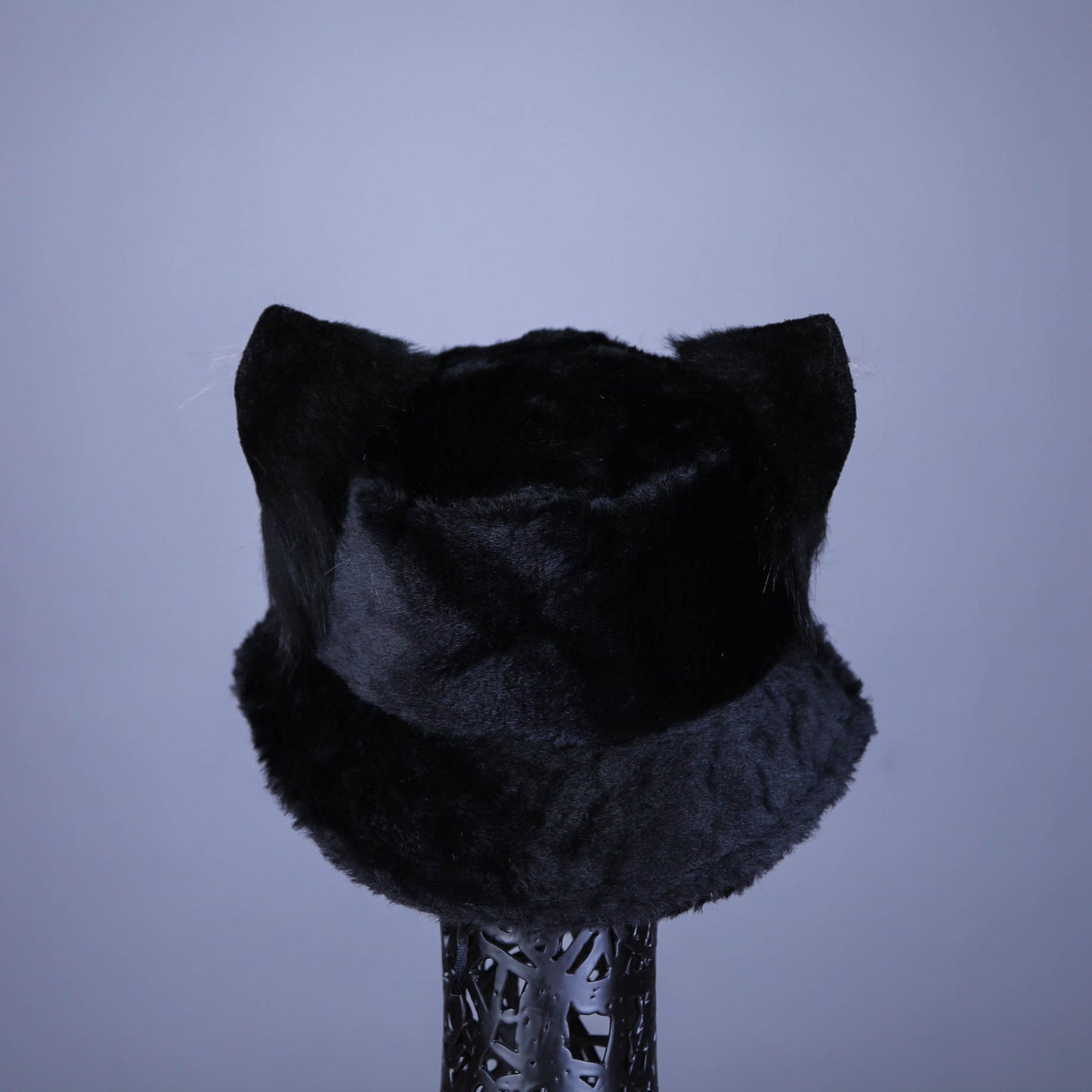 Black Kitten Hat (with brown ears)