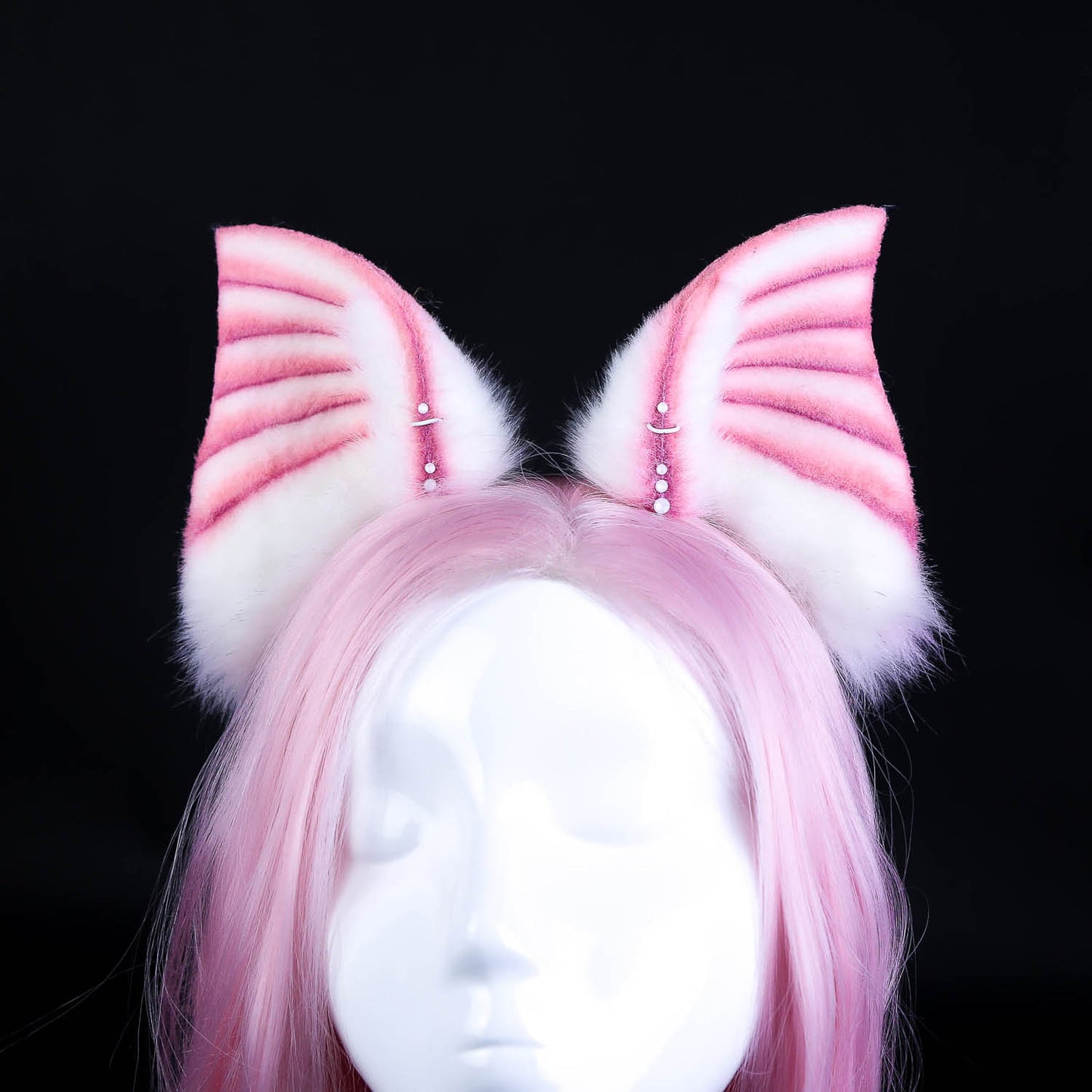 Pink Bat Ears and Wings