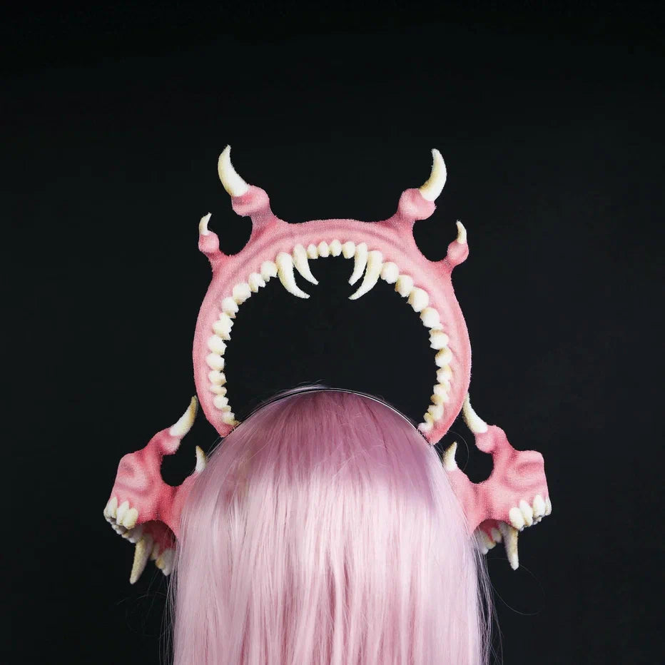 Fangs Crown Ears (with halo)
