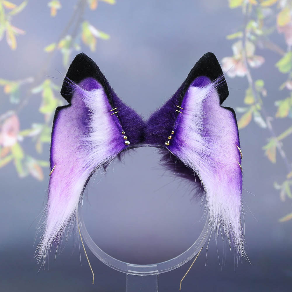 Purple Fox Ears