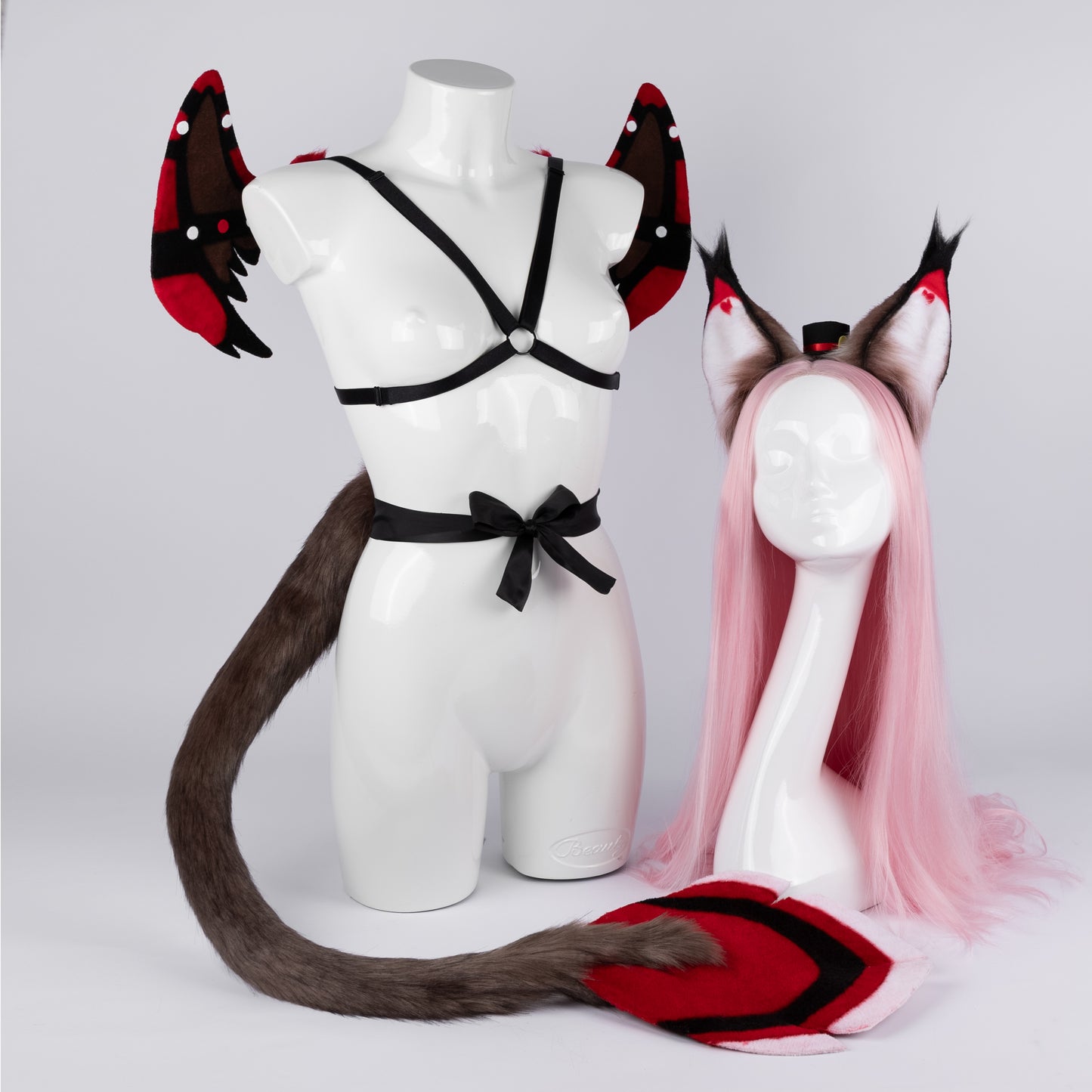 Husk Ears, Tail and Wings set (Hazbin Hotel)