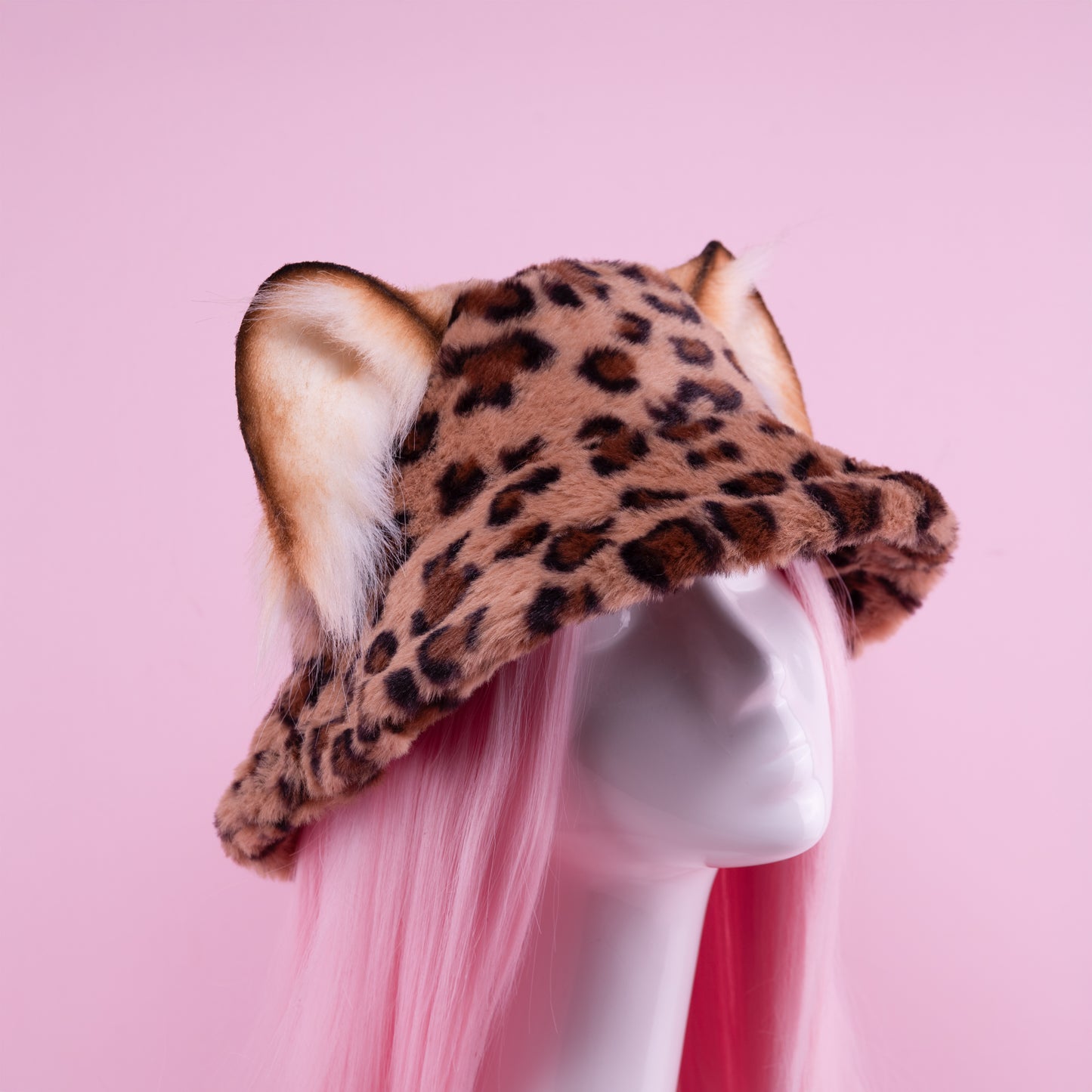 Leopard Fluffy Hat