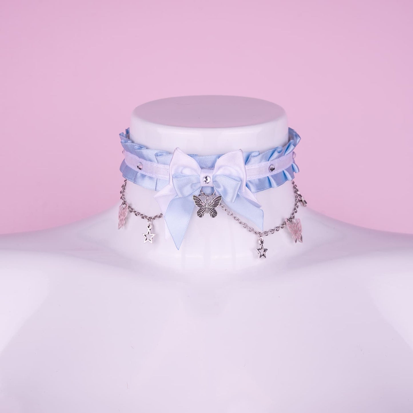 Blue Butterfly Choker