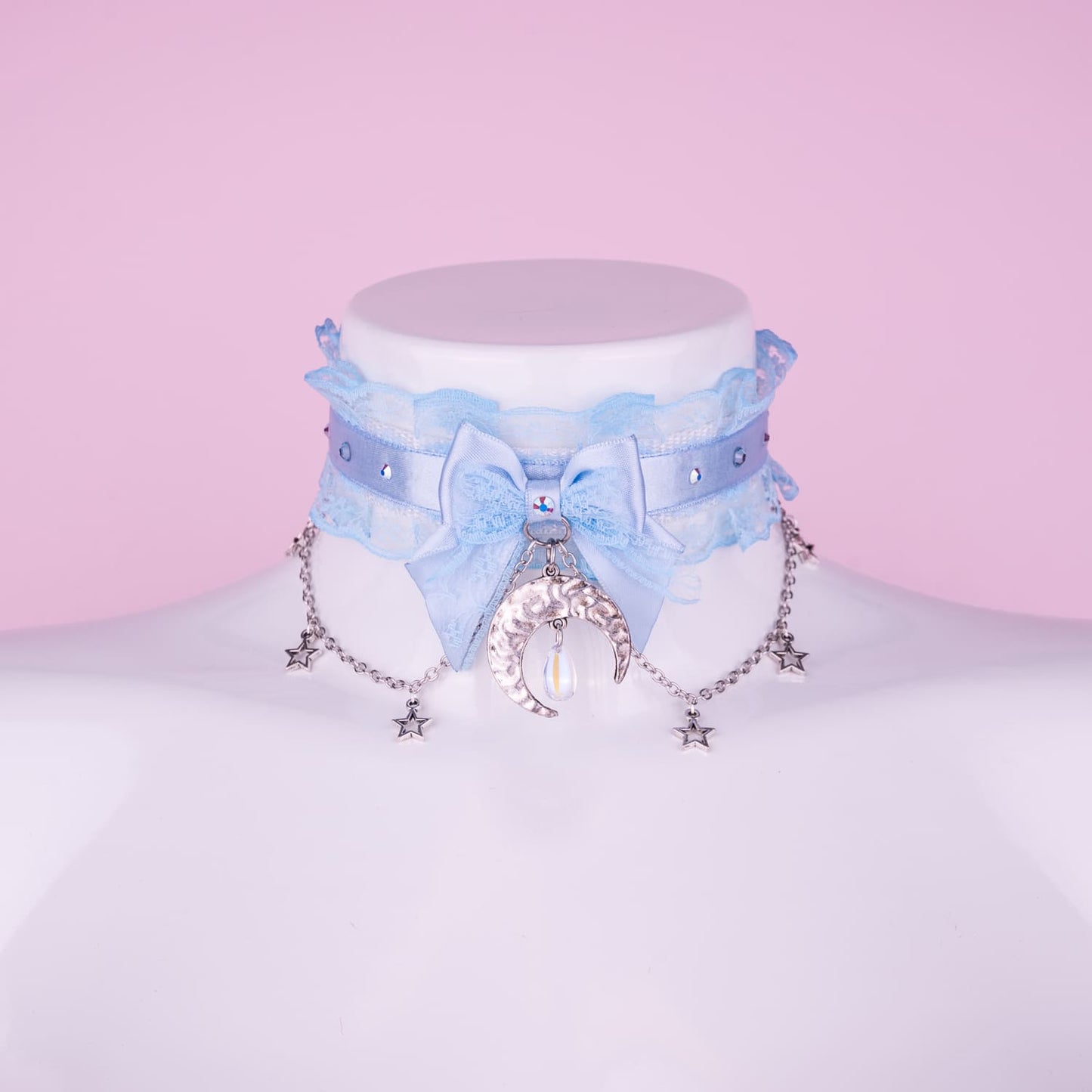 Blue Starry Moon Choker