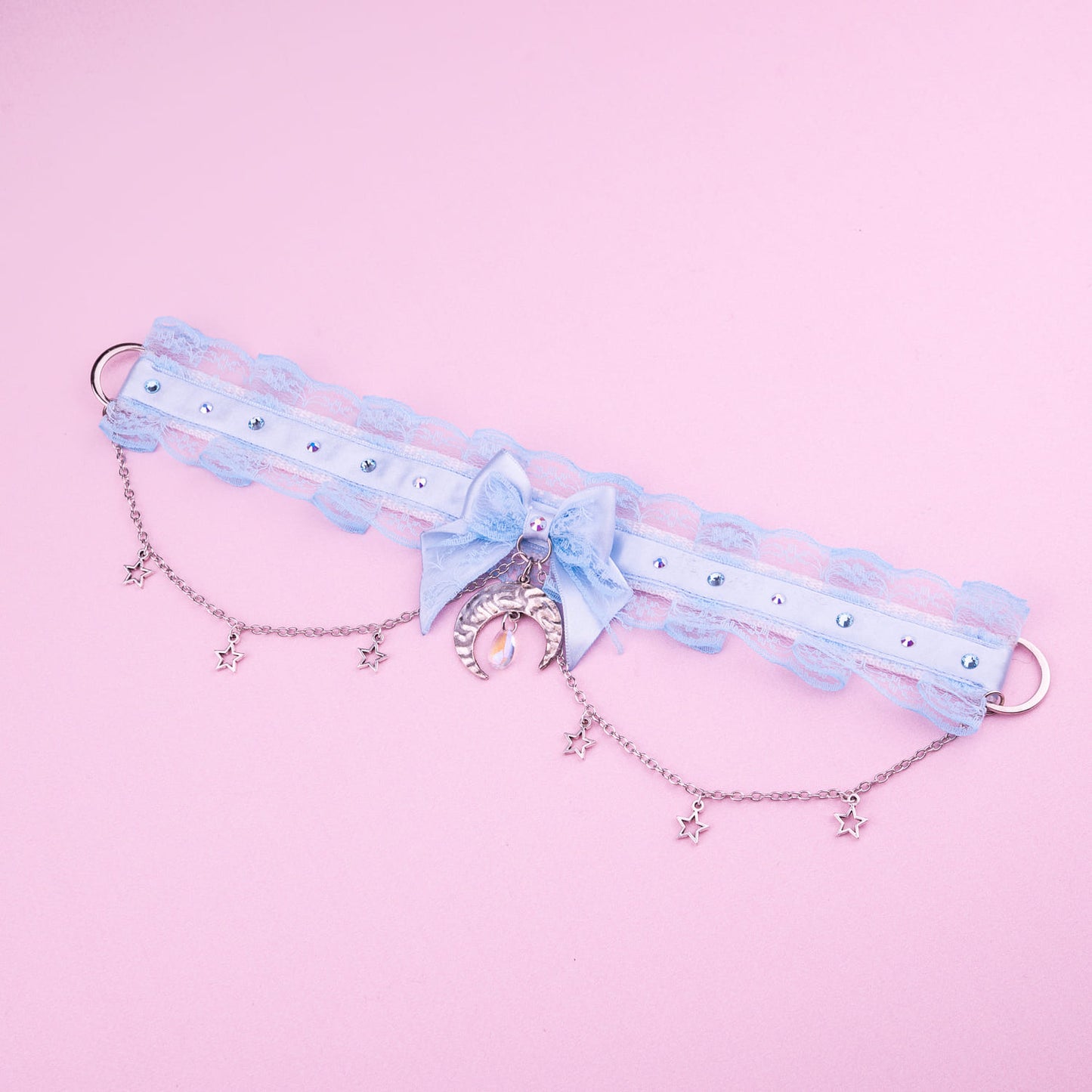 Blue Starry Moon Choker