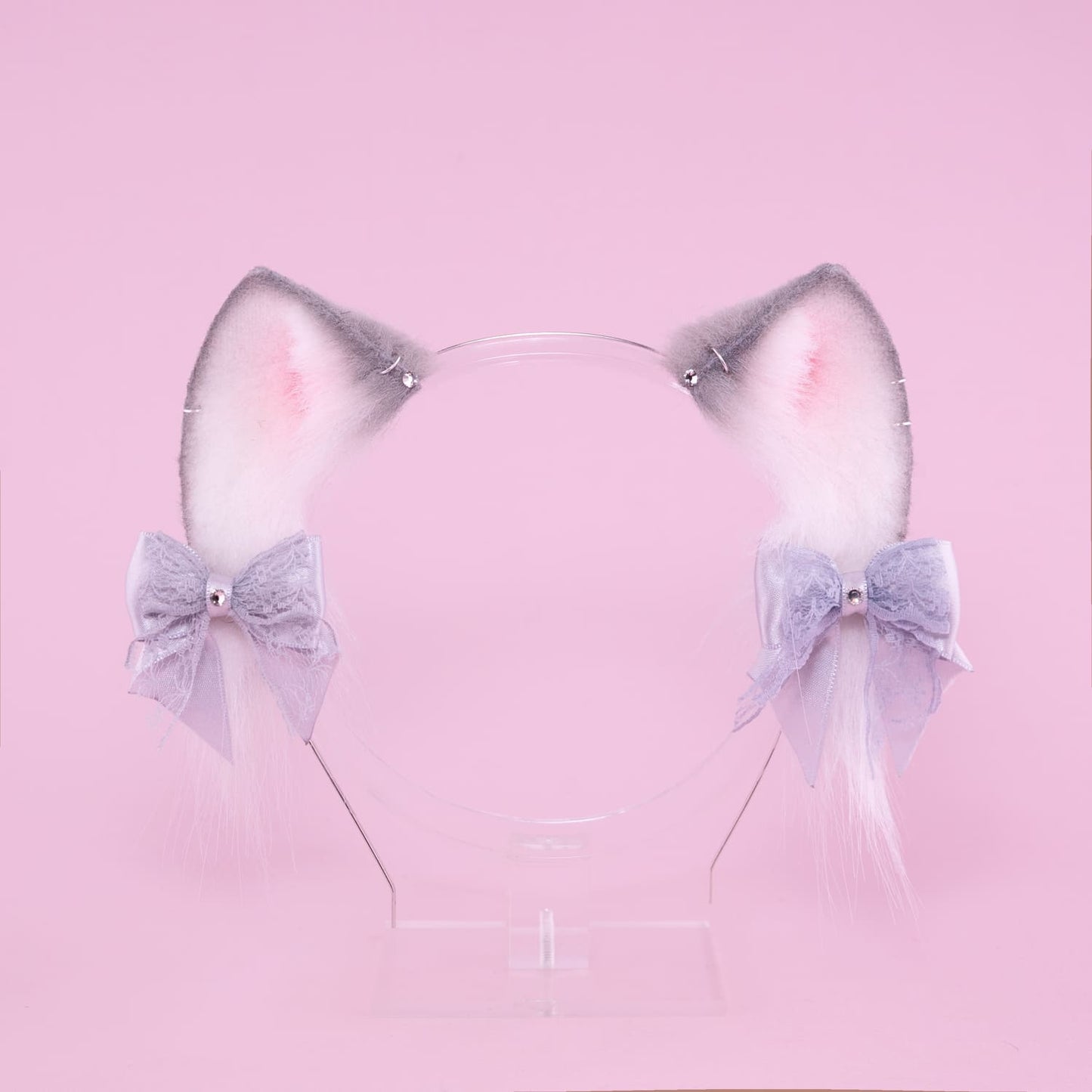 Grey Kitten Ears