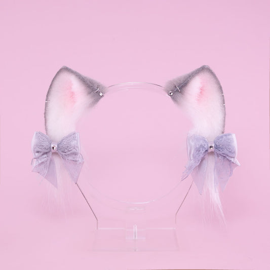 Grey Kitten Ears