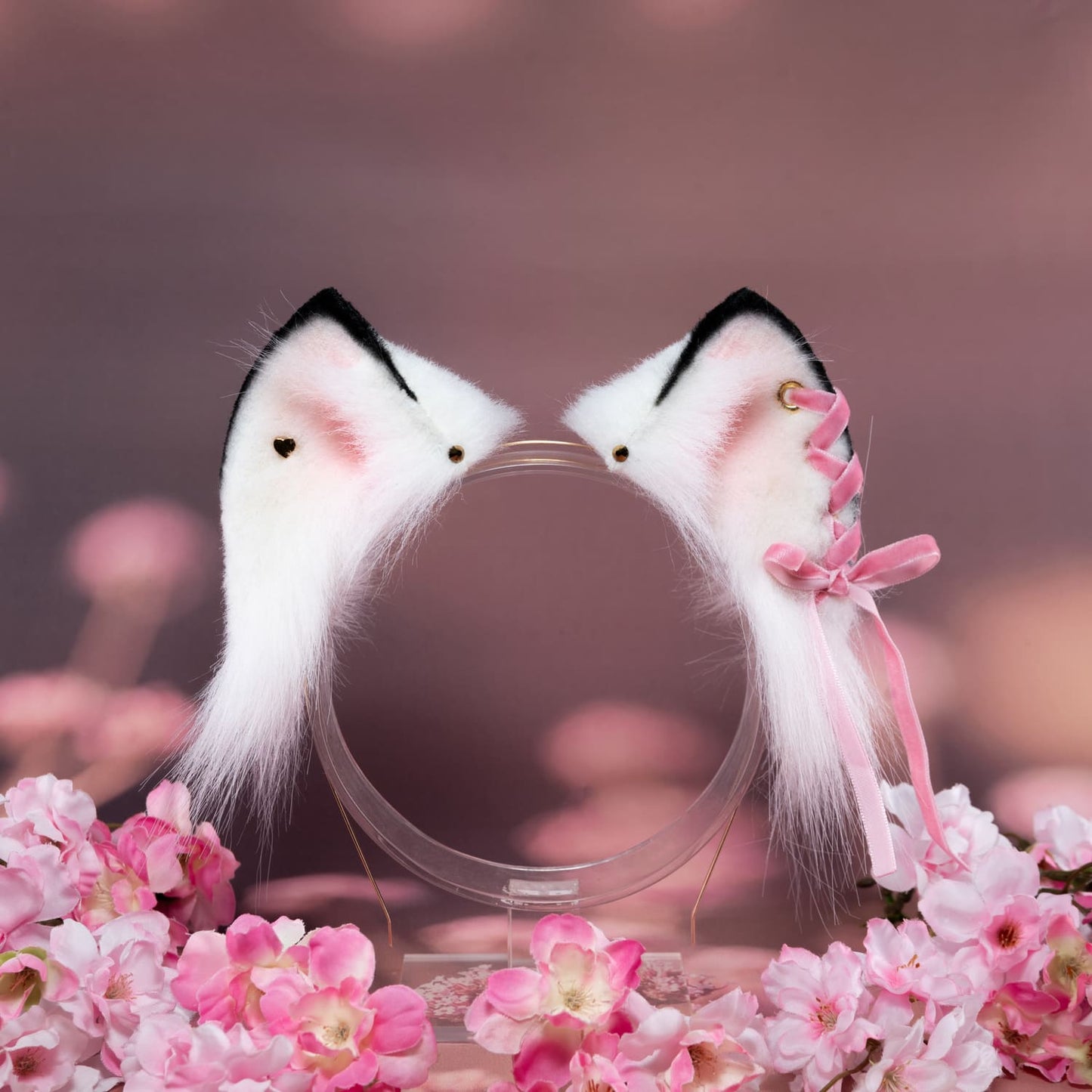 Corset Kitty Ears and Tail Set