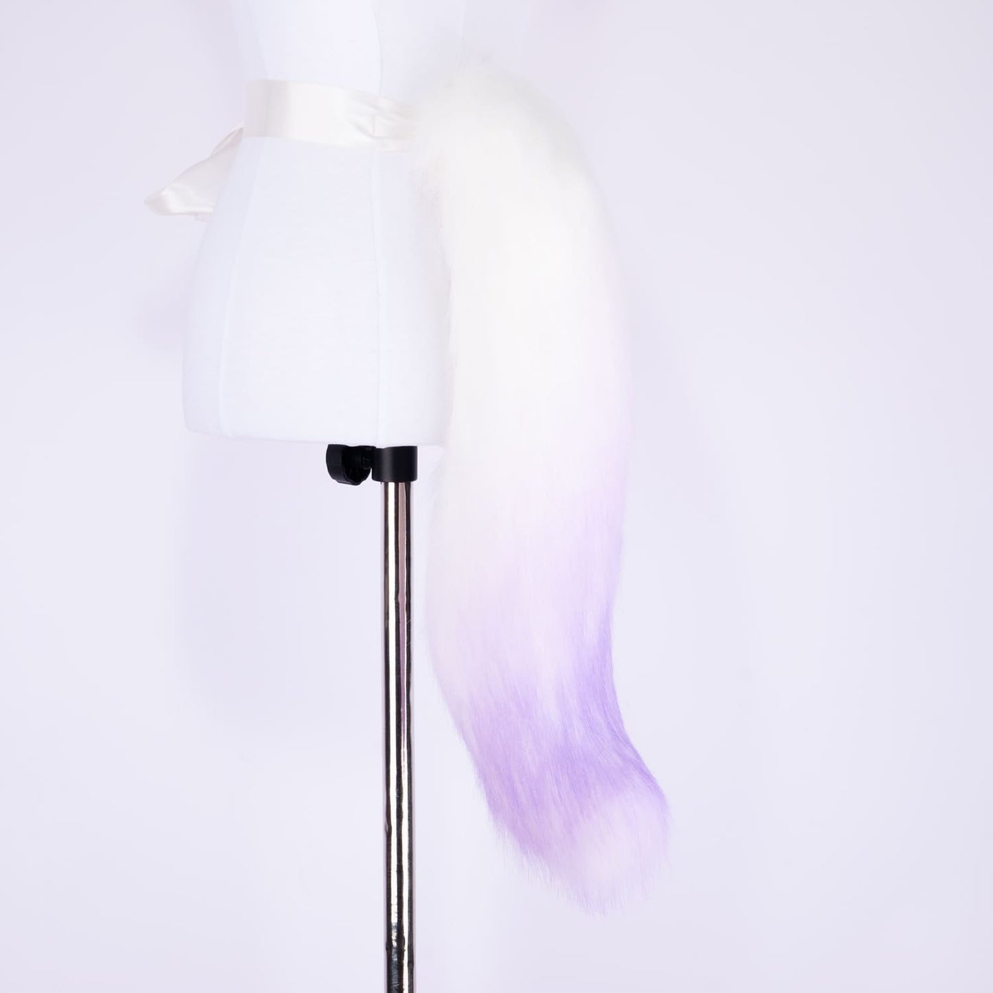 White and Lilac Fox Tail