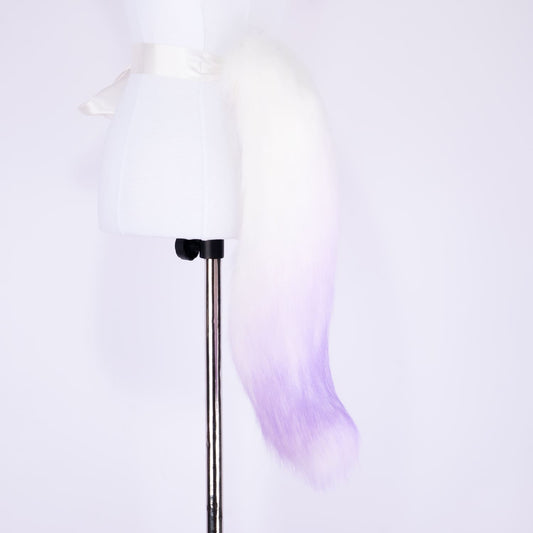 White and Lilac Fox Tail