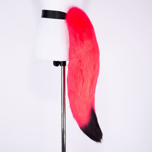 Strawberry Pink Fox Tail