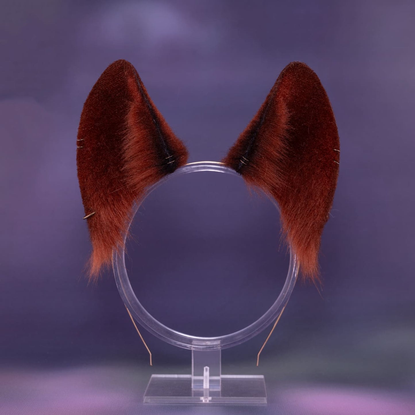 Chocolate Brown Wolf Ears