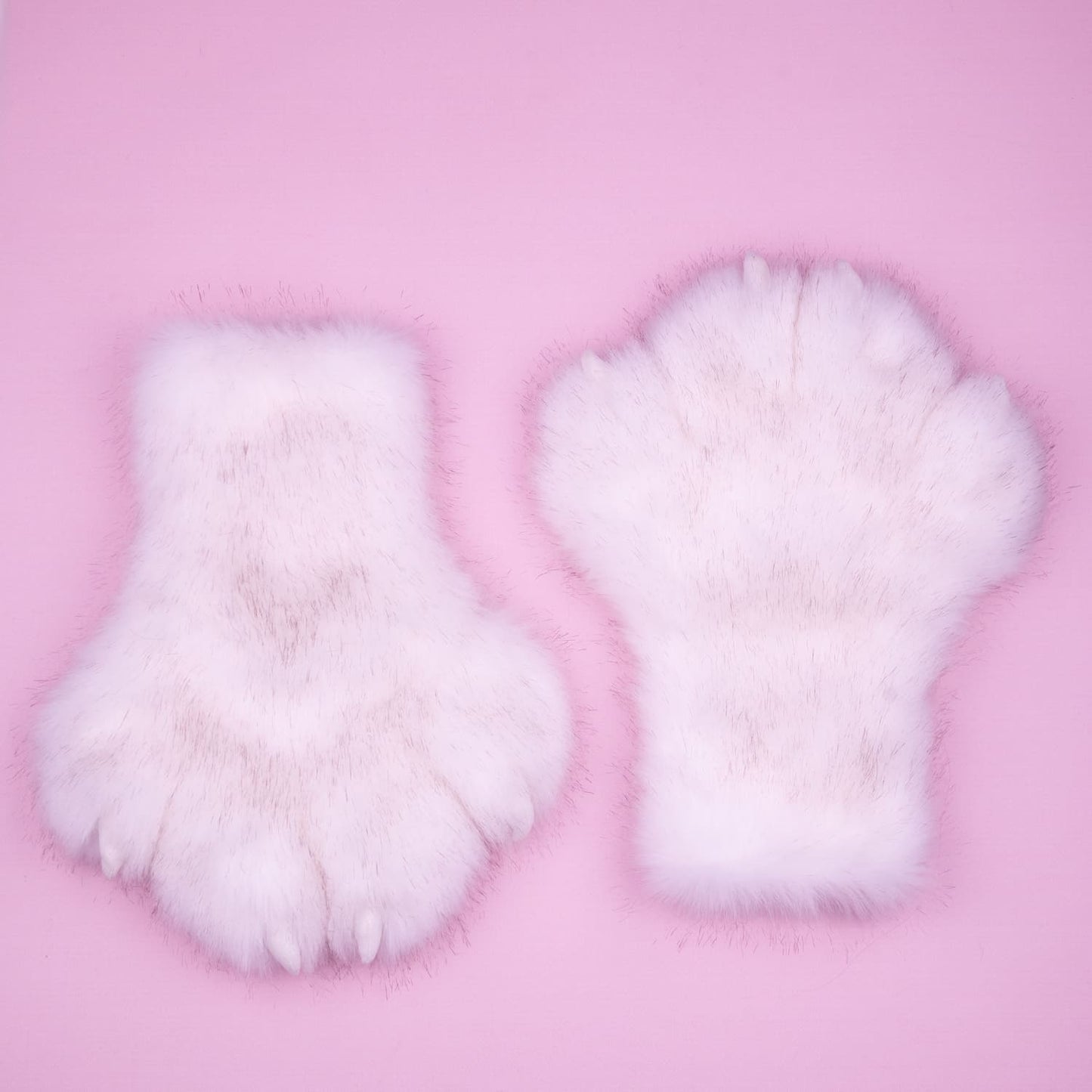 White Kitten Paws Gloves