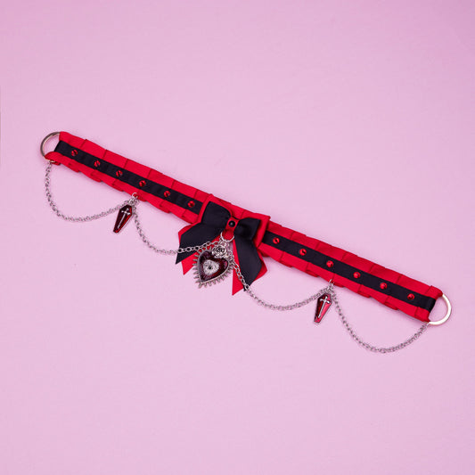 Red Gothic Choker