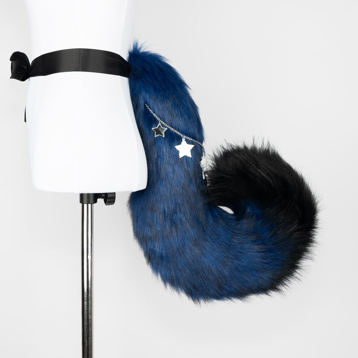 Blue and Black Starry Puppy Tail