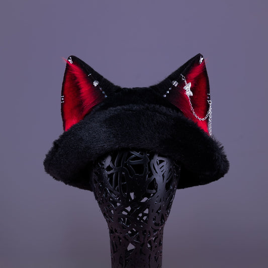 Black Hat with Hua Cheng Fox Ears