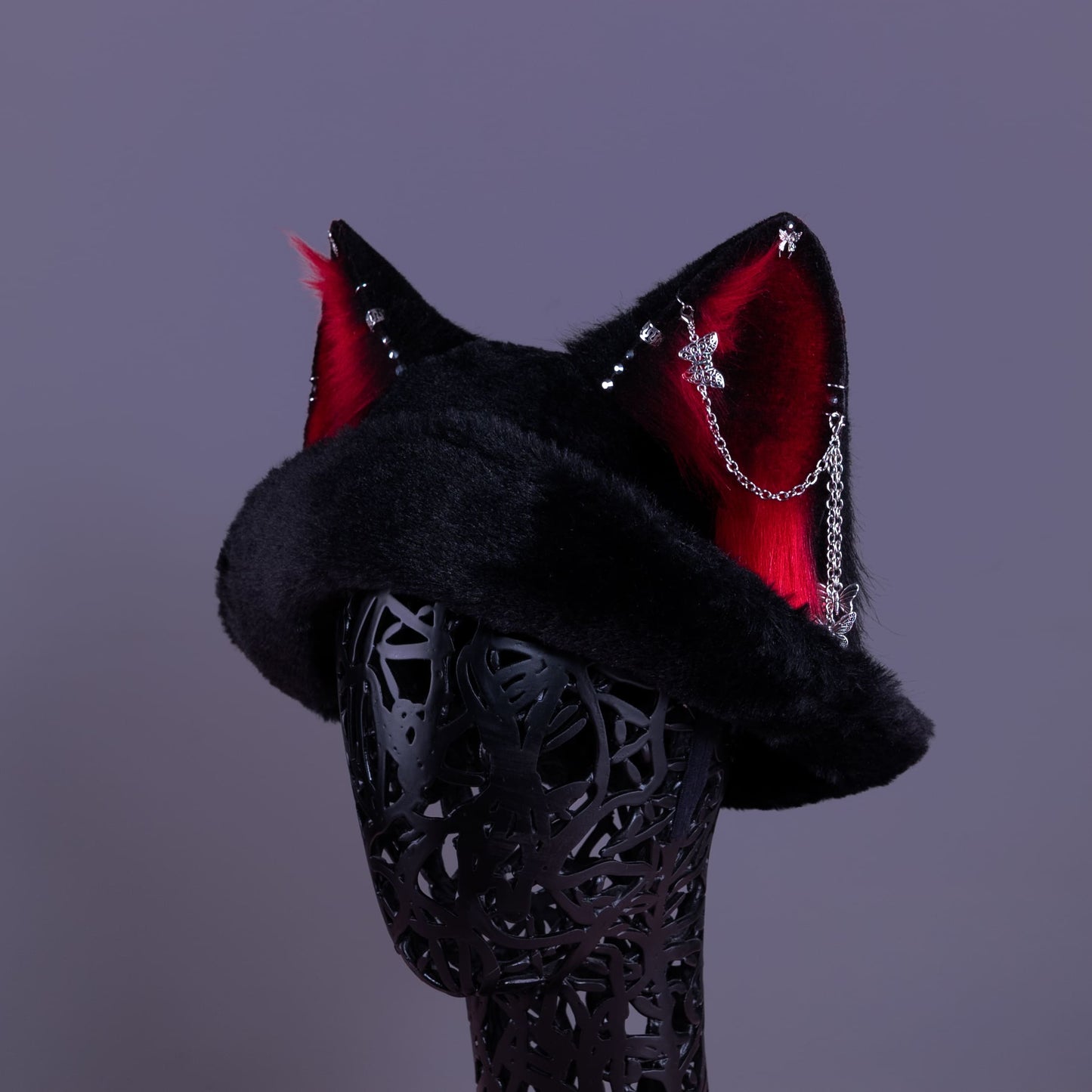 Black Hat with Hua Cheng Fox Ears