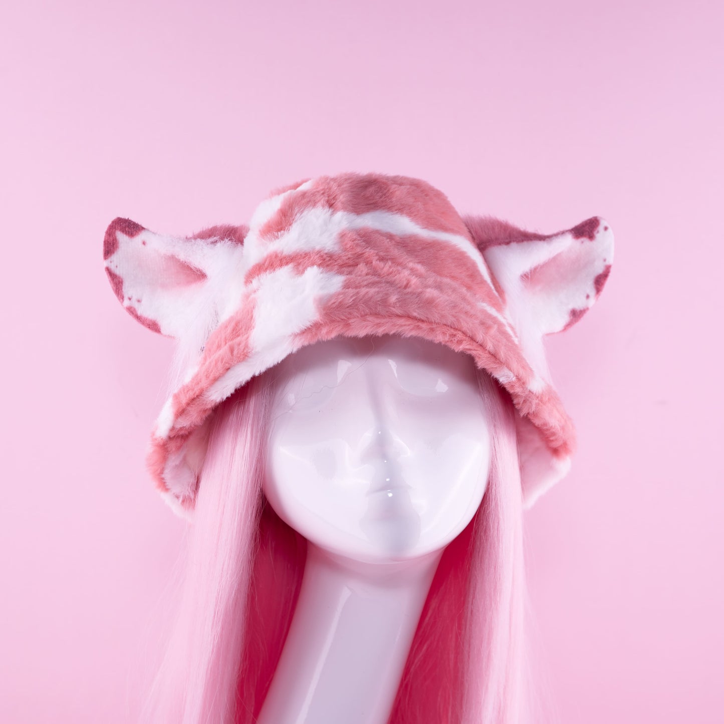 Pink Cow Hat