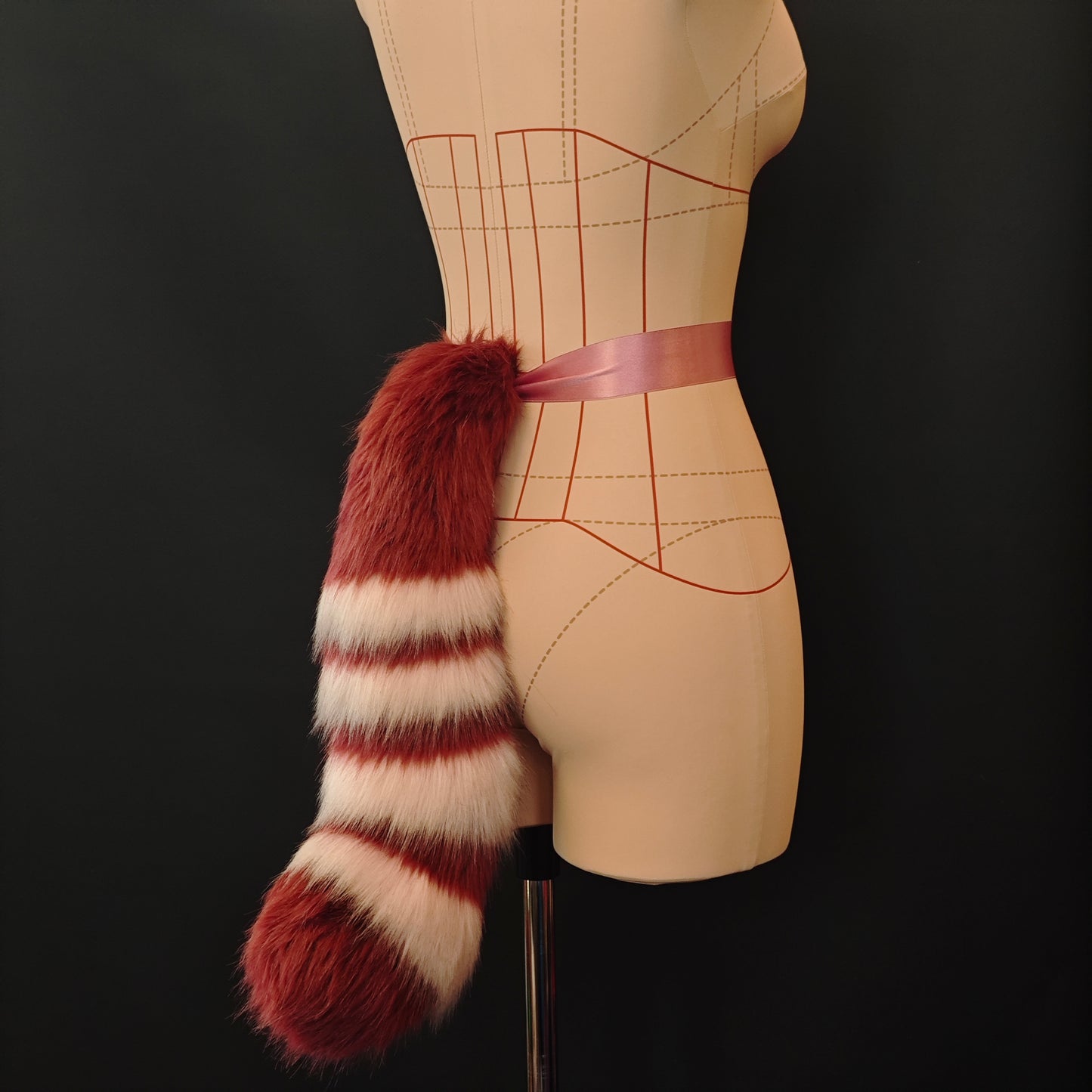 Pink and White  Cat Tail RFS
