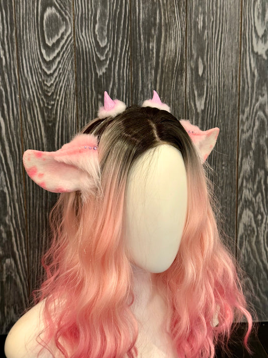 Pink Cow Ears RFS