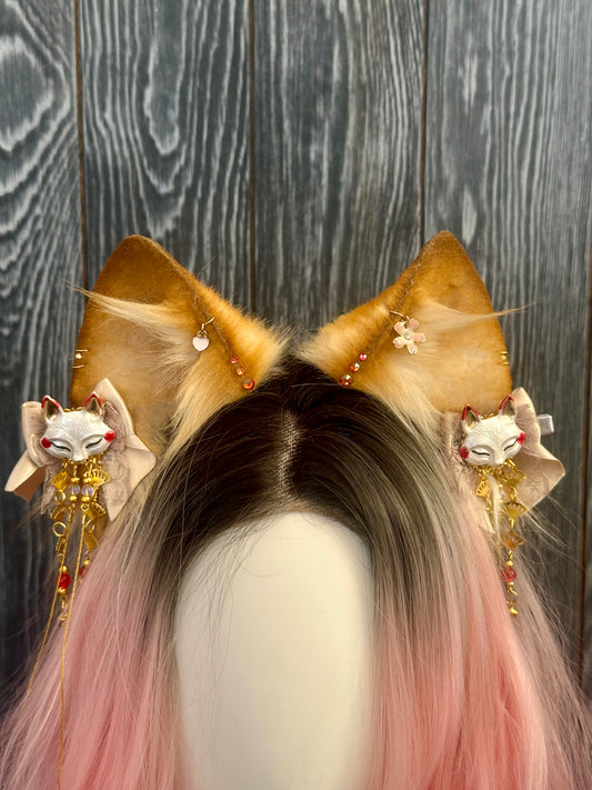 Ginger Kitsune Ears RFS