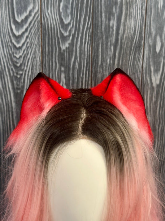 Red Mini Kitten Ears RFS