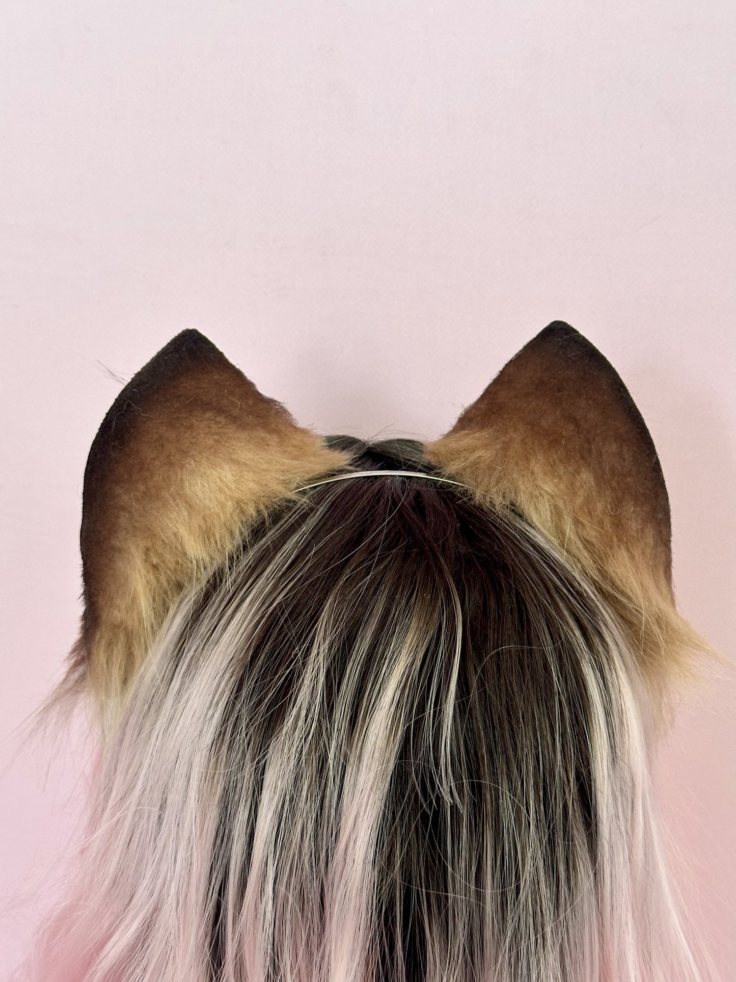 Brown and Pink Kitten Ears RFS