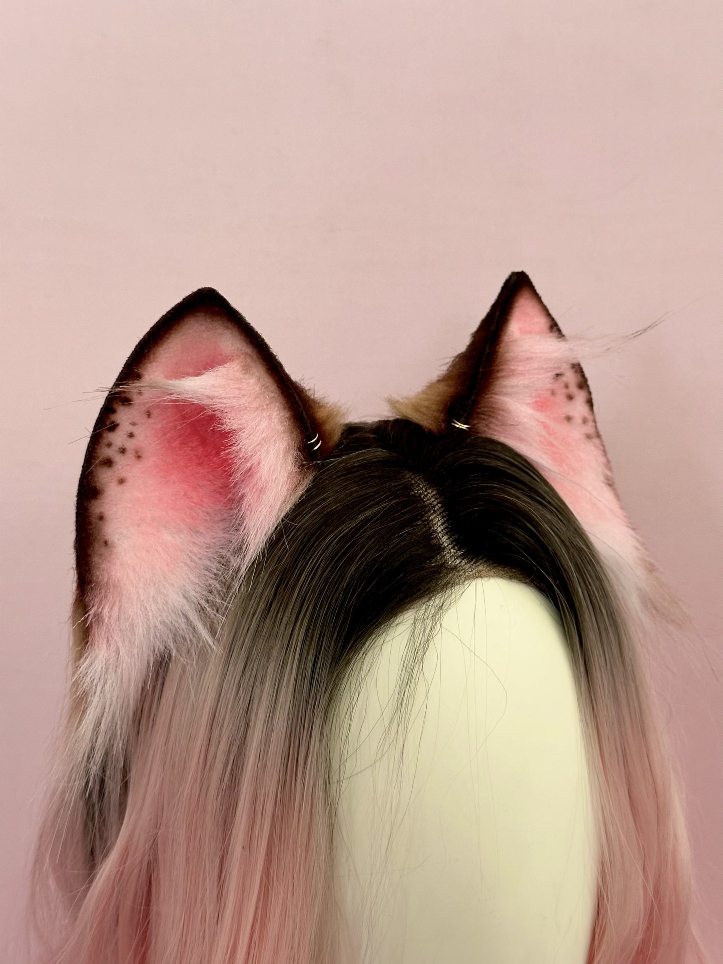 Brown and Pink Kitten Ears RFS