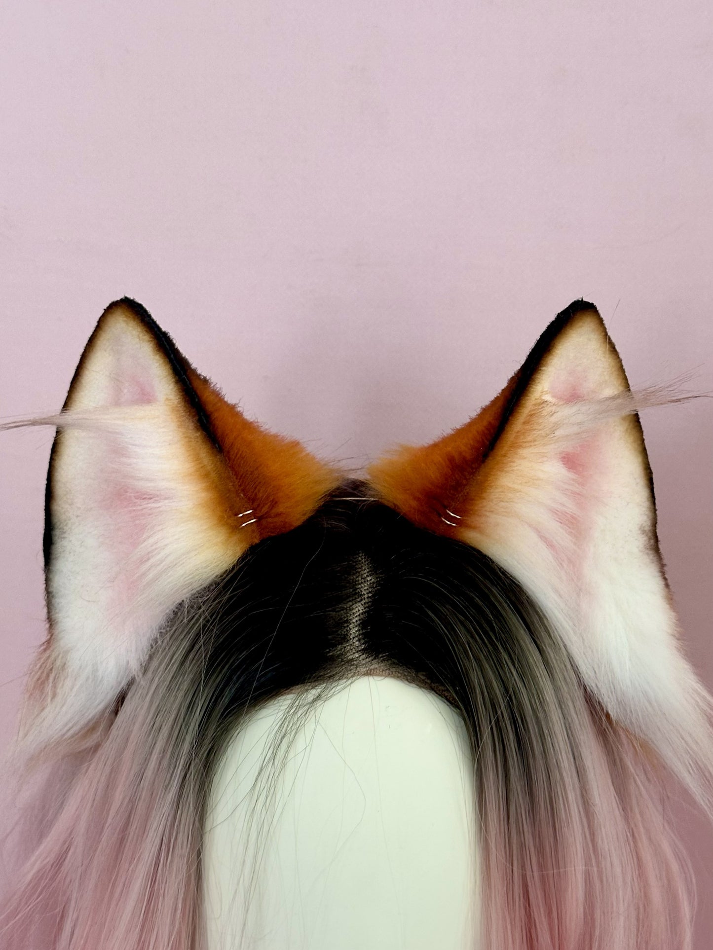 White and Ginger Fox Ears RFS