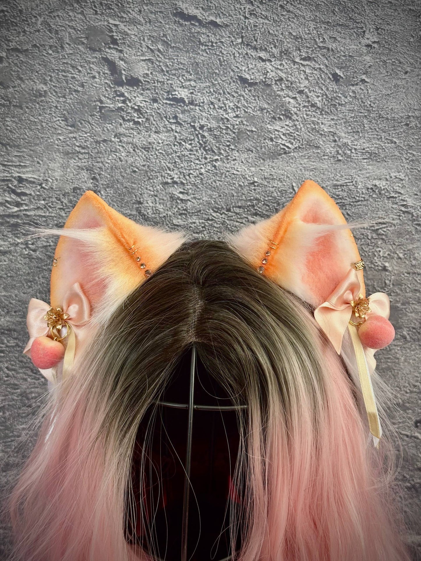Peach Princess Kitten Ears RFS
