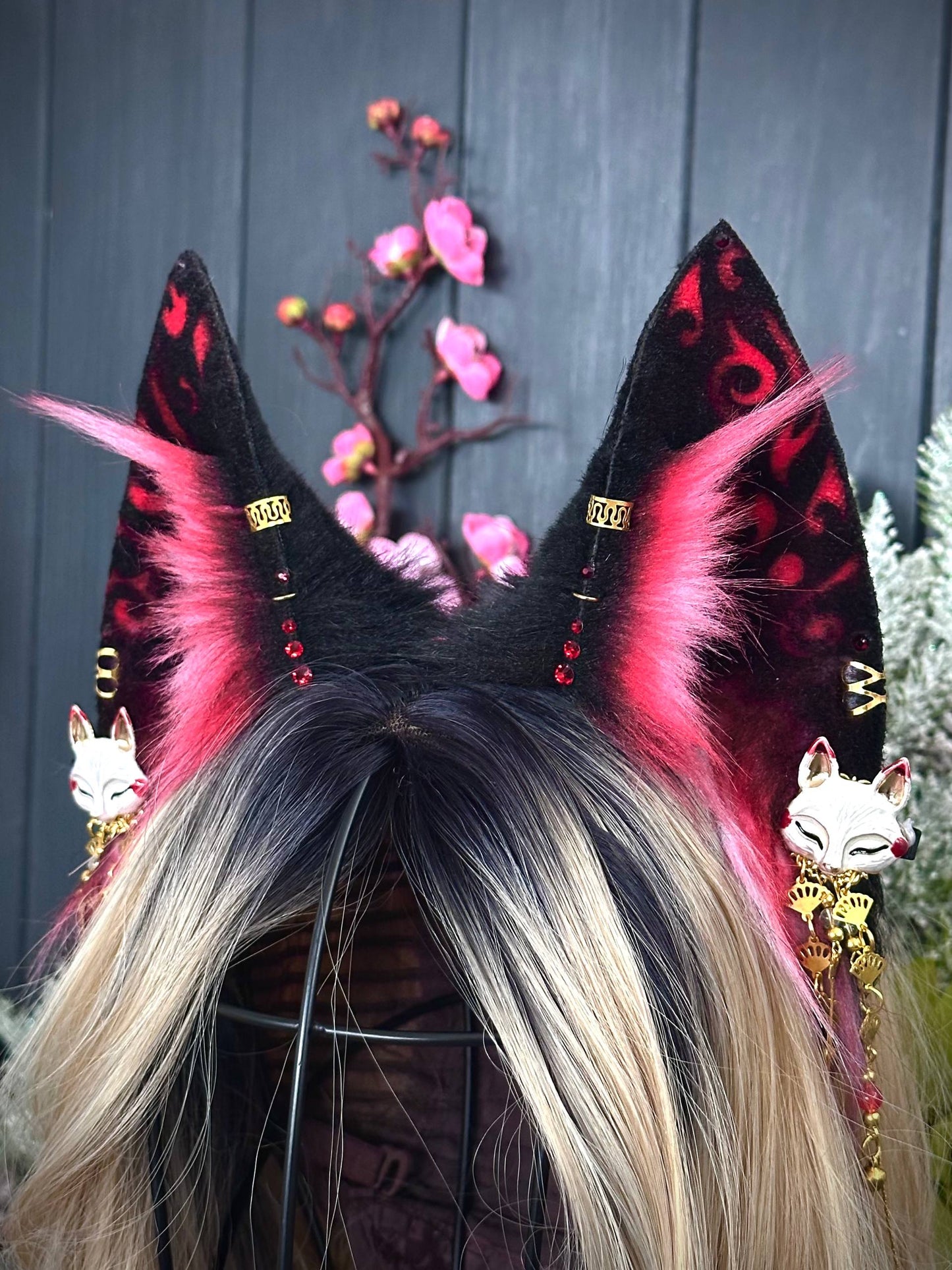 Red Kitsune Ears RFS