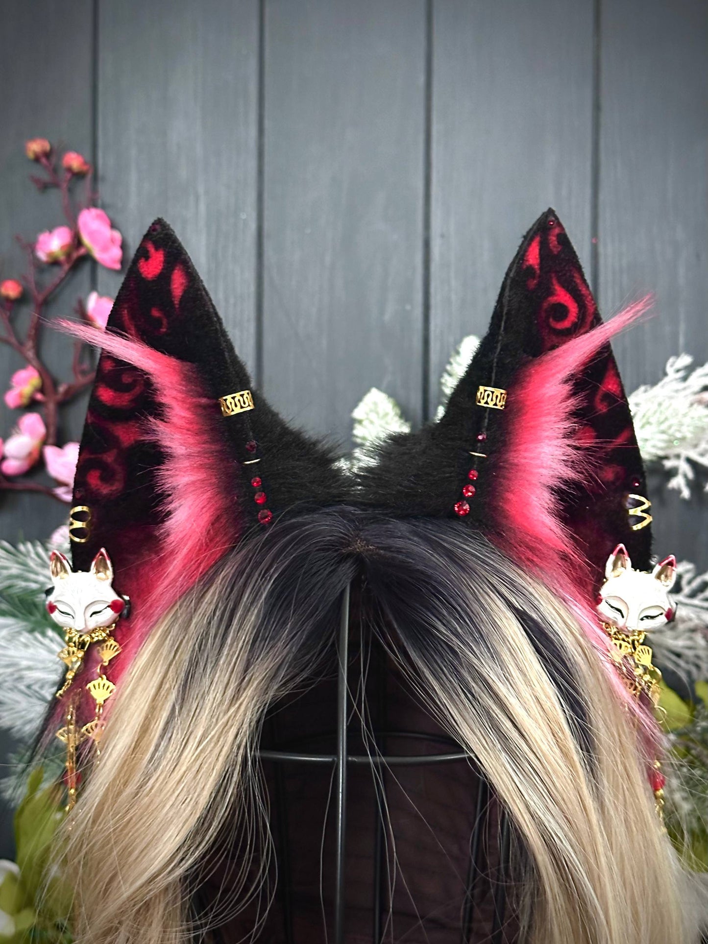 Red Kitsune Ears RFS