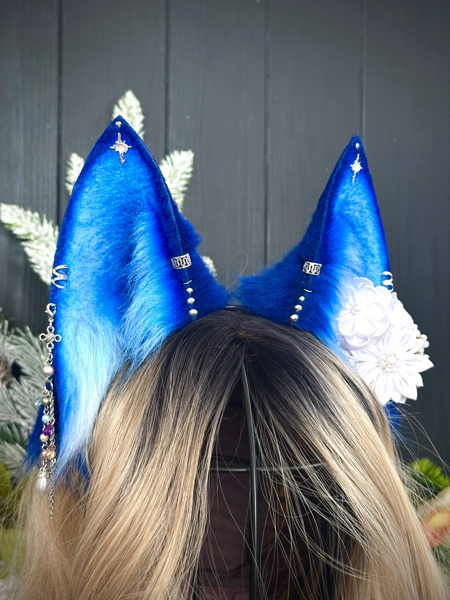 Blue Kitsune Ears RFS