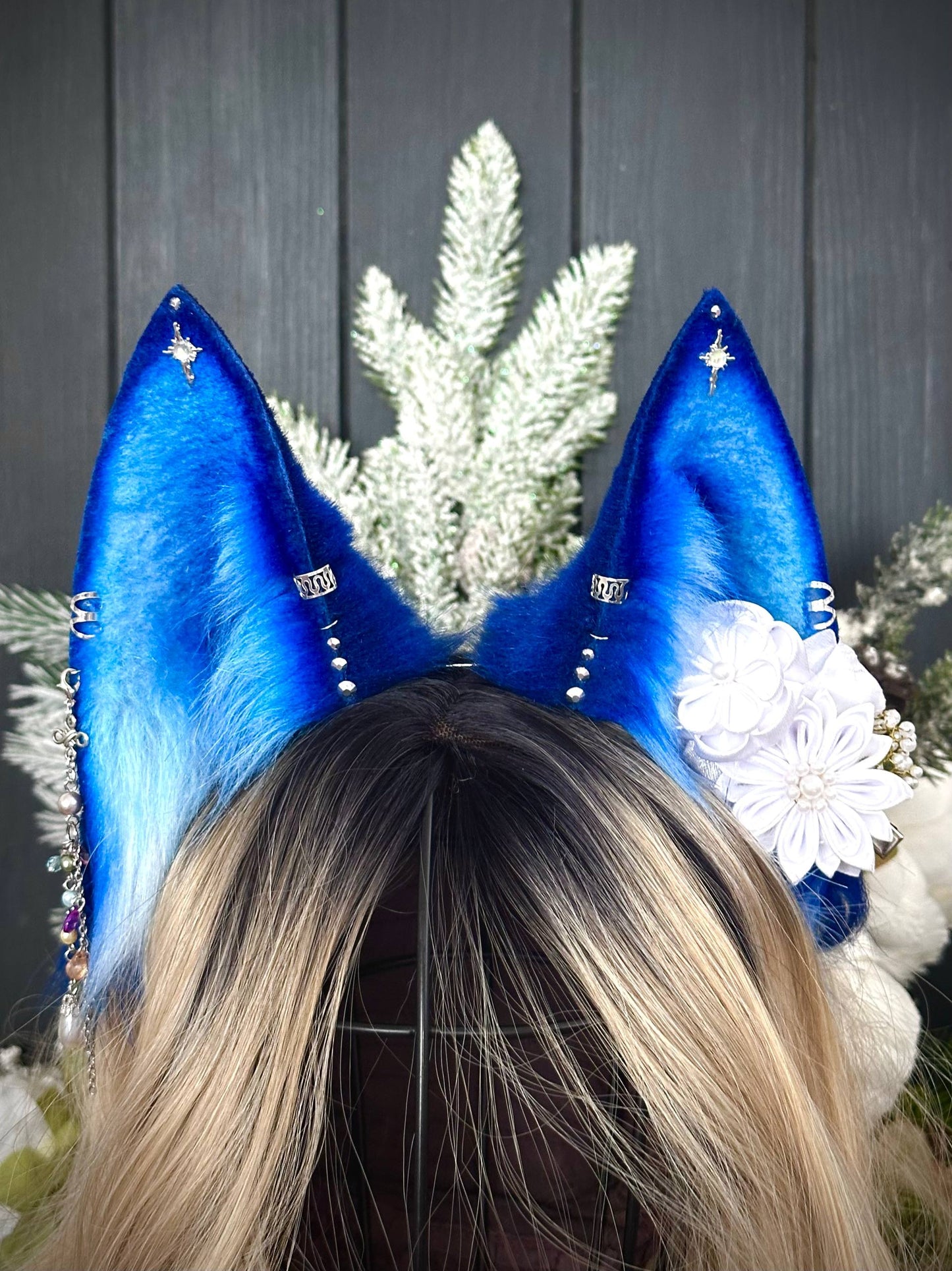Blue Kitsune Ears RFS