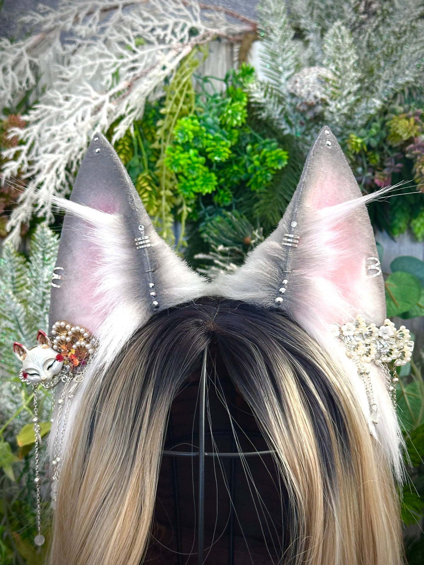 Silver Kitsune Ears RFS