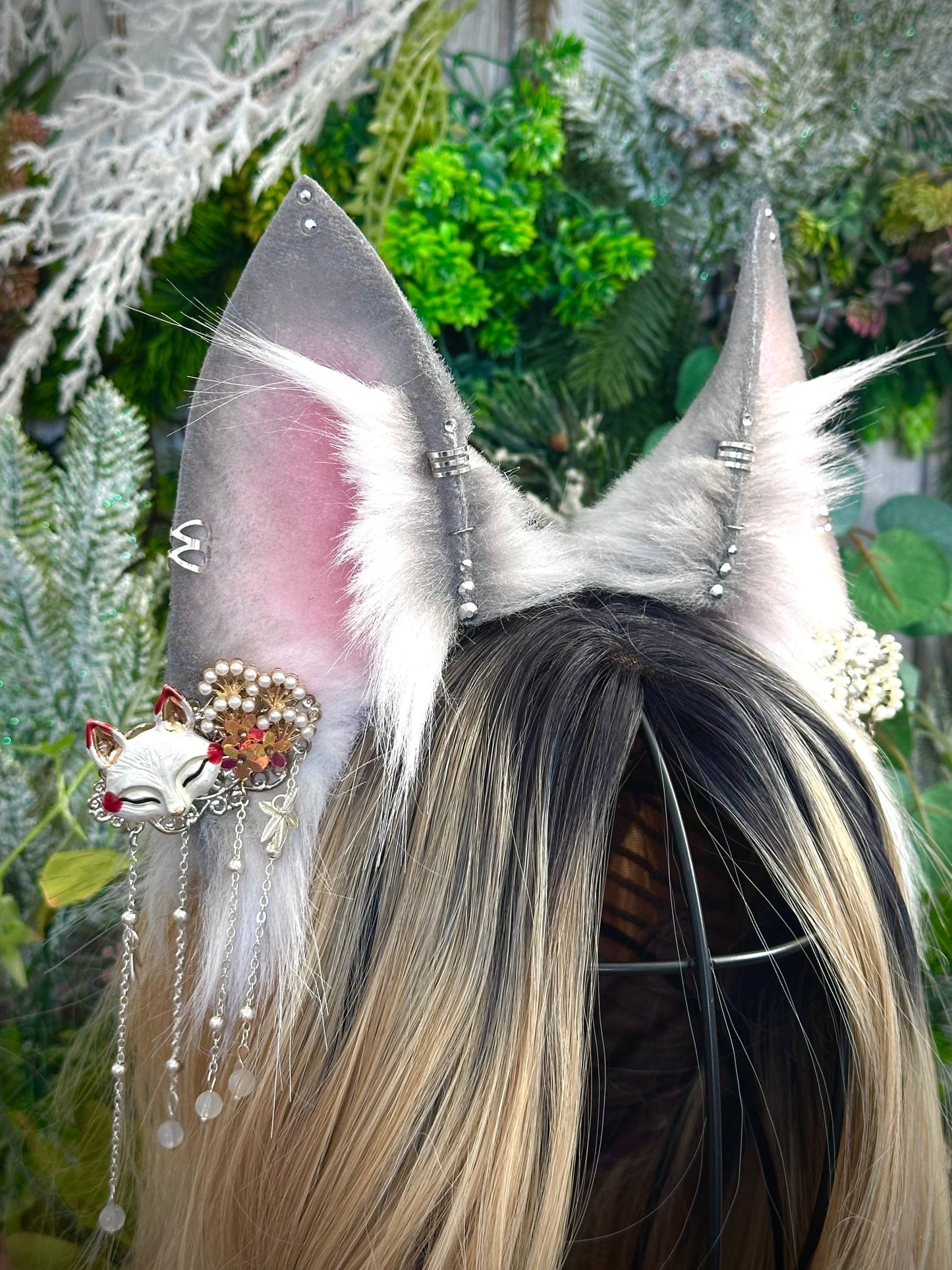 Silver Kitsune Ears RFS