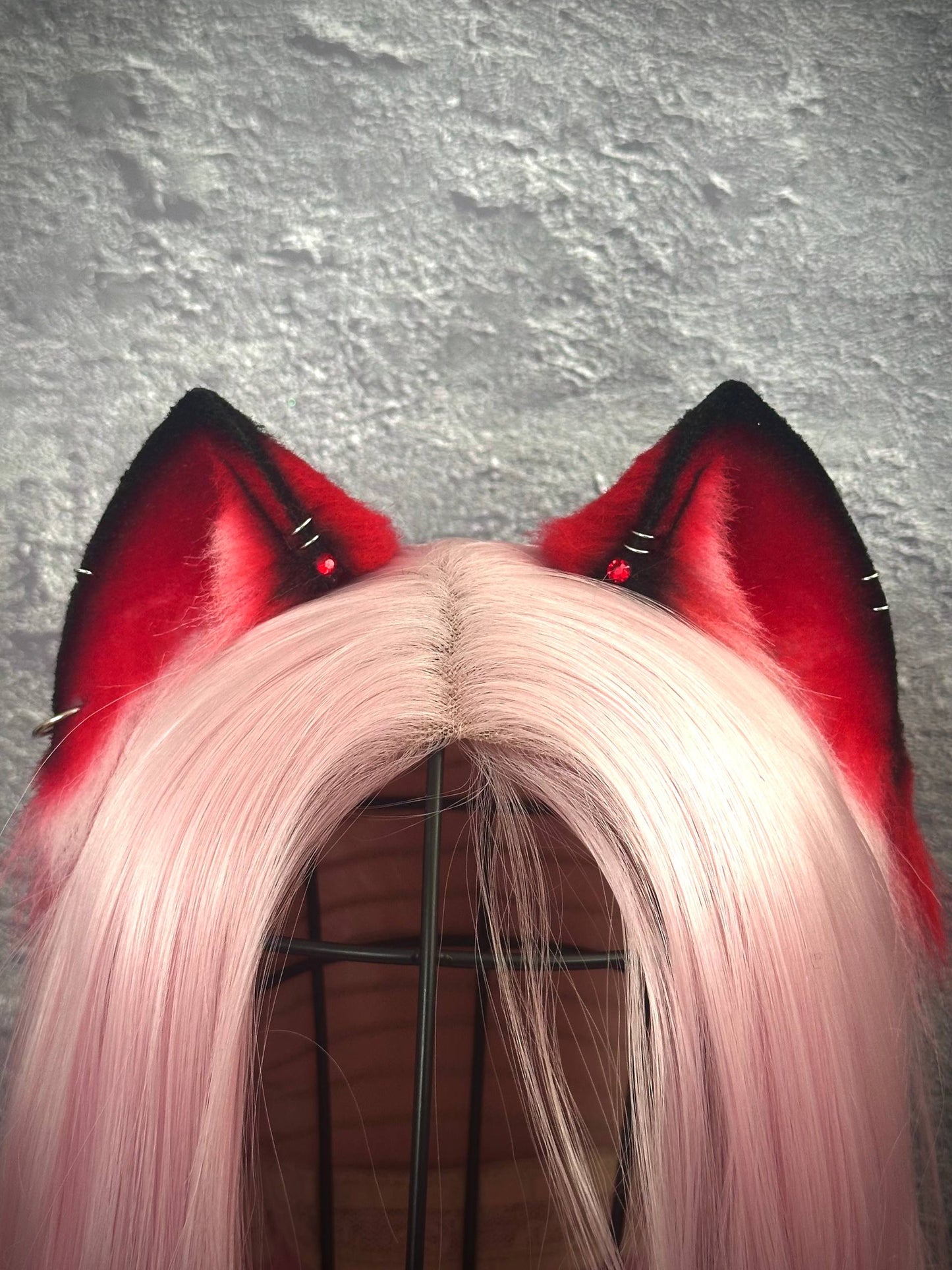 Red Mini Kitten Ears RFS