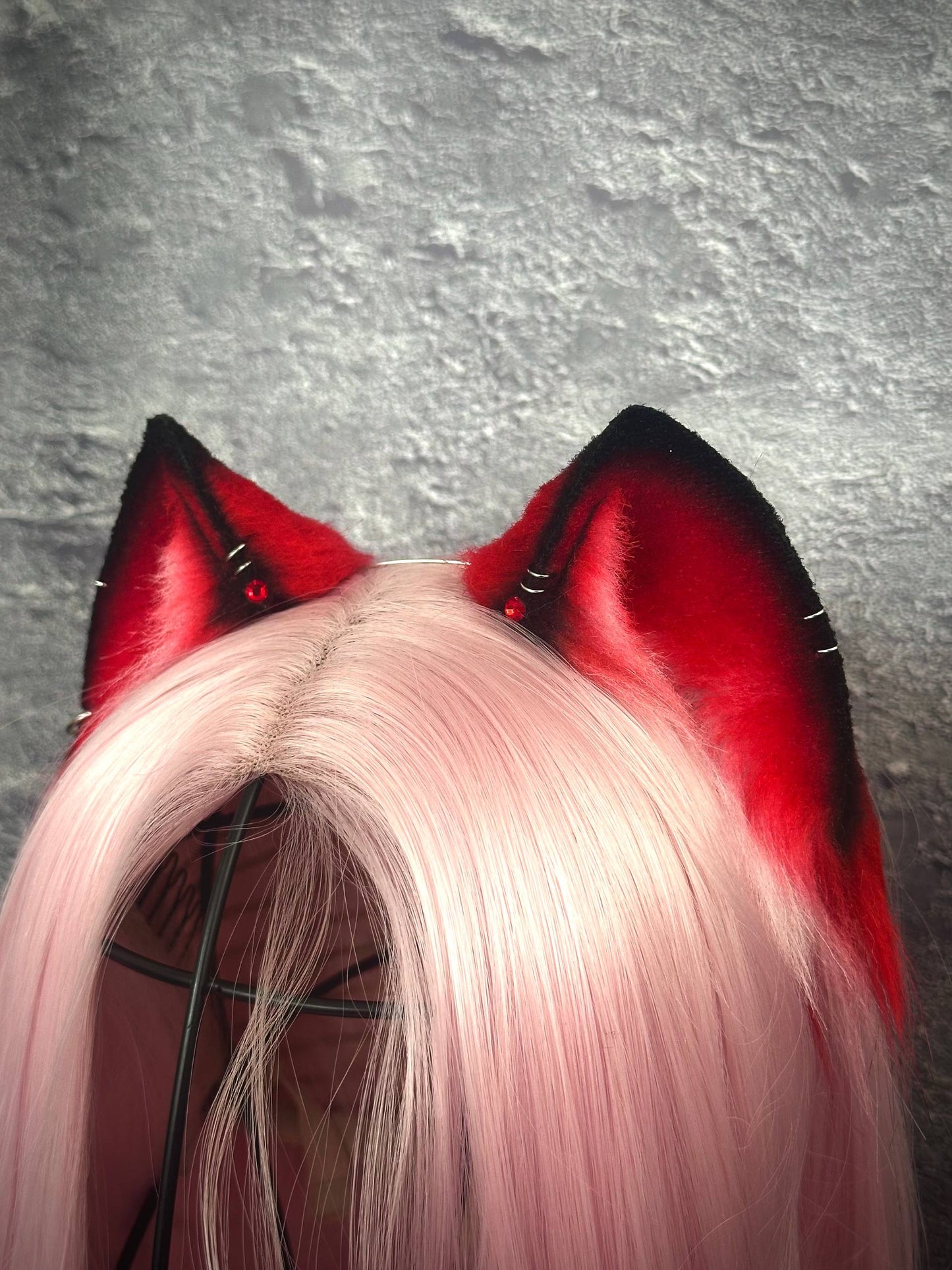 Red Mini Kitten Ears RFS
