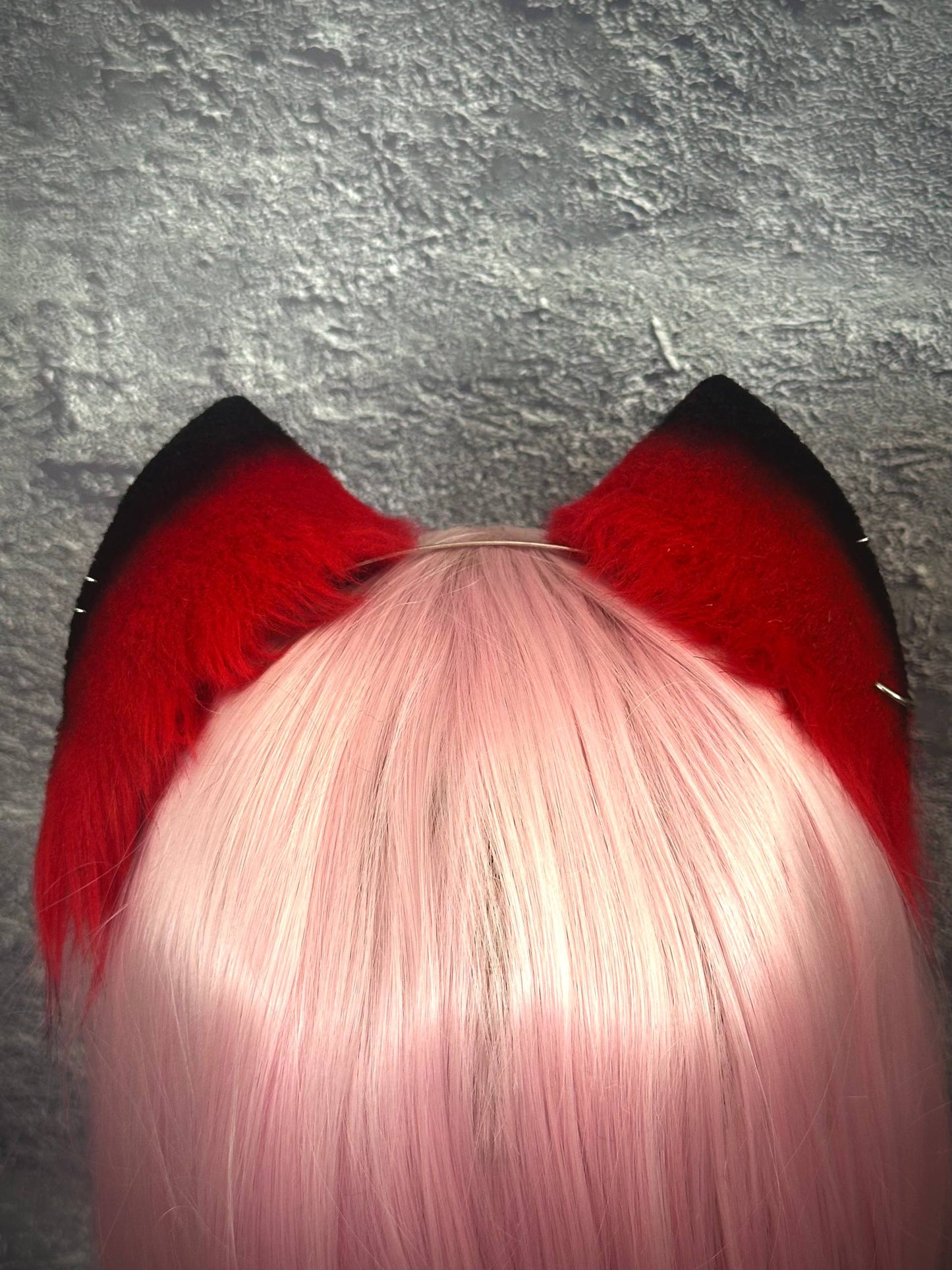 Red Mini Kitten Ears RFS