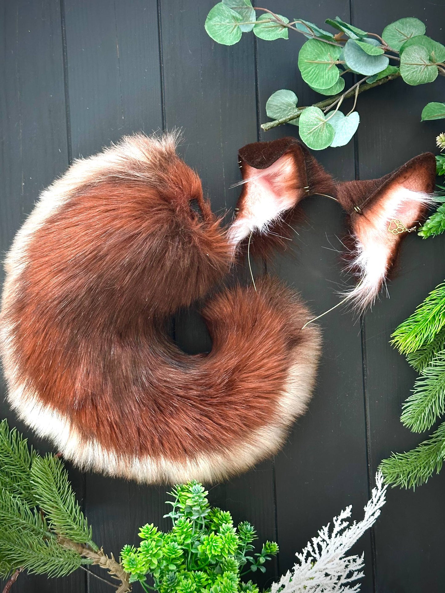 Brown Puppy Ears and Tail set RFS