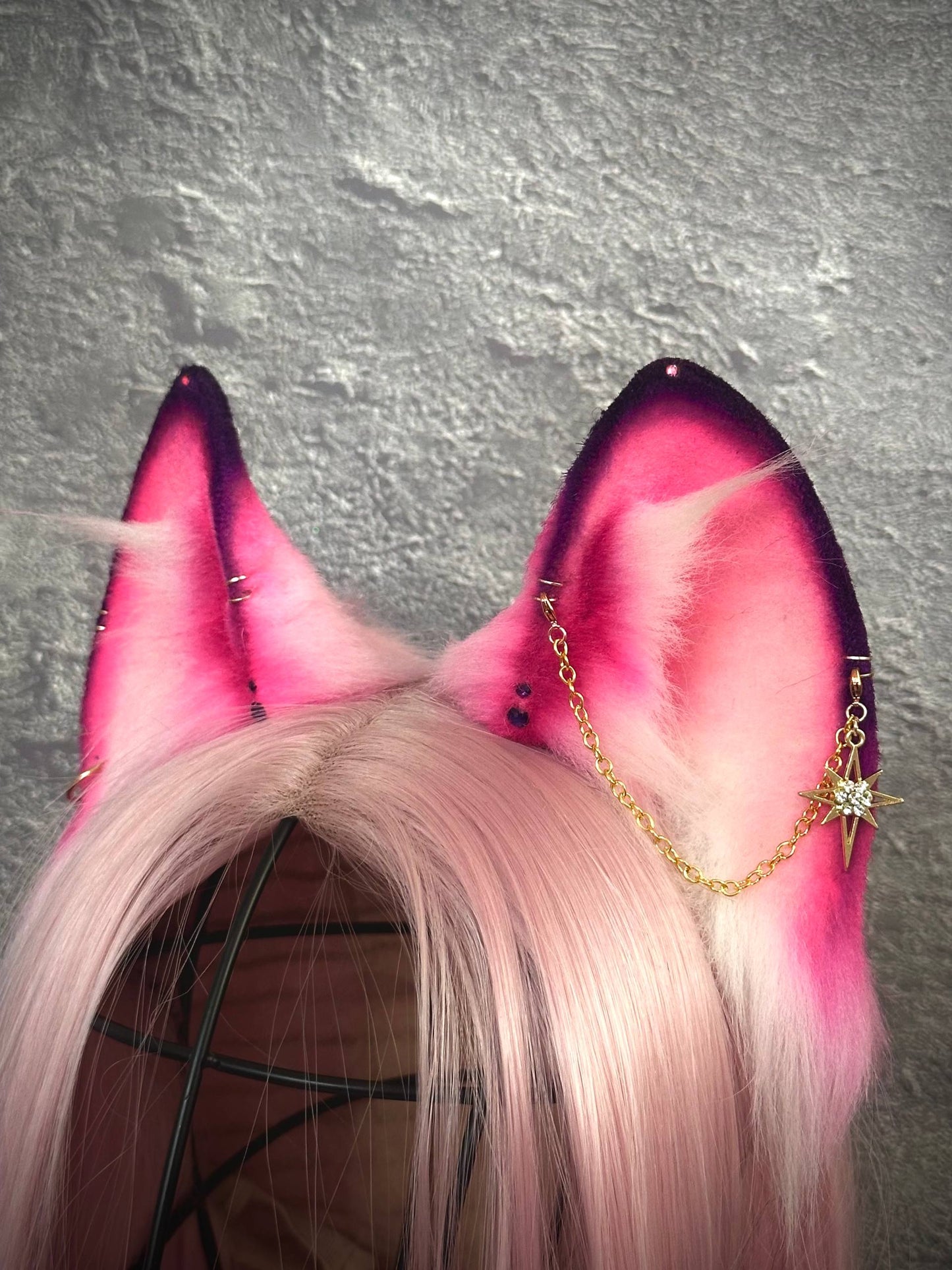 Pink Galaxy Fox Ears RFS