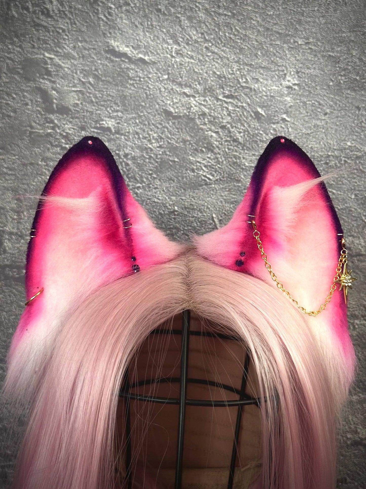 Pink Galaxy Fox Ears RFS